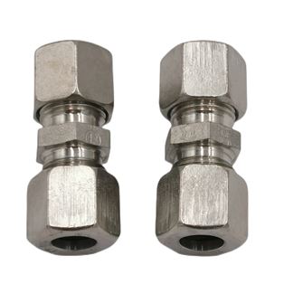 G16S71X, stainless steel G Union connector  EO 24°cone end