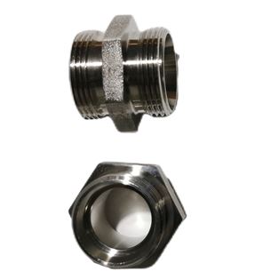 G42L71X, stainless steel G Union connector  EO 24°cone end