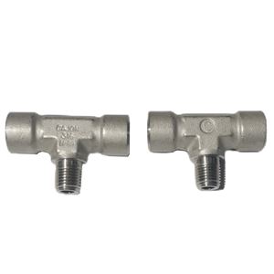 SS-4-BT, Male And Female NPT Connector Branch Tee