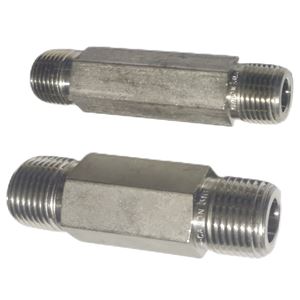 SS-4-HLN-4.00, Male NPT Hex Long Nipples