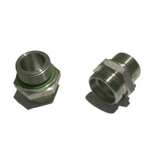 GE28LMEDOMD71,GE-M-ED Male Stud Connector Male Metric Thread – ED (ISO 9974) / EO 24° Cone End