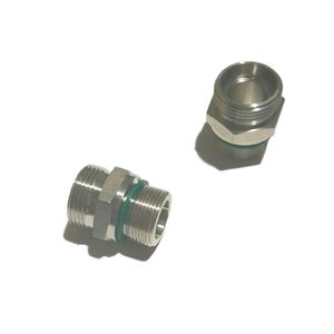 GE22LMEDOMD71,GE-M-ED Male Stud Connector Male Metric Thread – ED (ISO 9974) / EO 24° Cone End