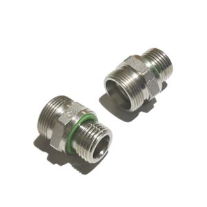 GE18LREDOMD71,GE-R-ED Male Stud Connector Male BSPP Thread – ED-Seal (ISO 1179) / EO 24° Cone End