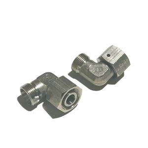 EW15LOMD71,EW Swivel Nut Elbow EO 24° Cone End / EO 24° DKO Swivel