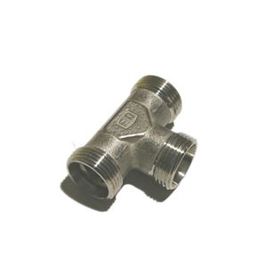 T22L71X, T Union Tee Connector EO 24°Cone End