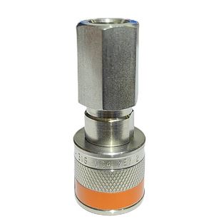 SS-QC4-B-4PFK2M,Stainless Steel Instrumentation Quick Connect Body, 0.2 Cv, 1/4 in. Female NPT, Orange Key