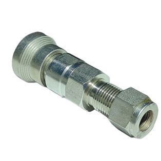 SS-QC6-B1-600,Stainless Steel Instrumentation Quick Connect Body, 0.5 Cv, 3/8 in. Swagelok Bulkhead Tube Fitting