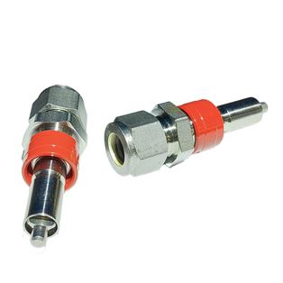 SS-QC8-D-810,Stainless Steel Instrumentation Quick Connect Stem with Valve, 1.5 Cv, 1/2 in. Swagelok Tube Fitting