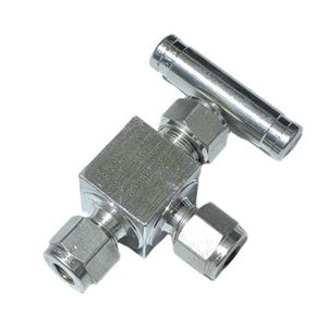 SS-20VS4-A，Stainless Steel Integral Bonnet Needle Valve, 0.21 Cv, 1/4 in. Swagelok Tube Fitting, Vee Stem