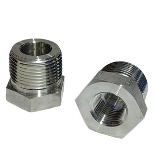 SS-16-RB-8，Stainless Steel Pipe Fitting, Reducing Bushing, 1 in. Male NPT x 1/2 in. Female NPT