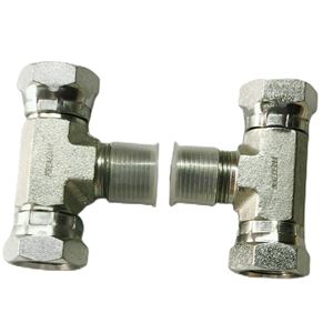 1601-06-06-06,MP-FPS-FPS Swivel Nut Branch Tee 30°Cone End