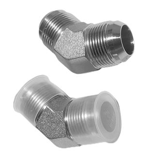 2504-16-16,MJ-MJ 45°Elbow Connector JIC 37°