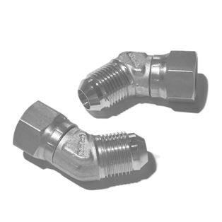 6502-08-08-FG-SS, MJ-FJS 45°Elbow Connector JIC 37°