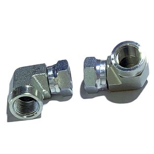 1502-06-06,FP-FPS 90° Swivel Nut Elbow 30°cone end