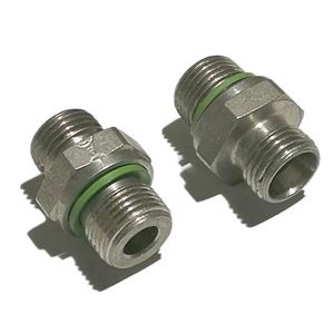 GE10LR3/8EDOMD71,GE-R-ED Male Stud Connector Male BSPP Thread – ED-Seal (ISO 1179) / EO 24° Cone End