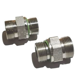 GE20SMEDOMD71,GE-M-ED Male Stud Connector Male Metric Thread – ED (ISO 9974) / EO 24° Cone End