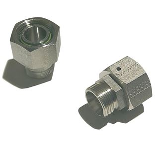 RED22/18LOMD71,RED Tube End Reducer EO 24° DKO Swivel / EO 24° Cone End