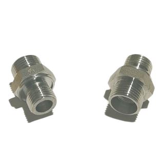 GE12LMEDOMD71,GE-M-ED Male Stud Connector Male Metric Thread – ED (ISO 9974) / EO 24° Cone End