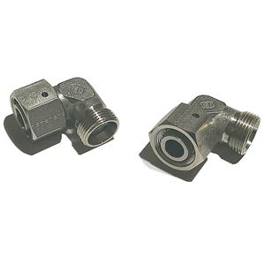 EW15LOMD71,EW Swivel Nut Elbow EO 24° Cone End / EO 24° DKO Swivel