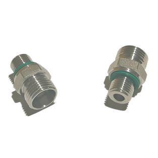 GE12LR1/4EDOMD71,GE-R-ED Male Stud Connector Male BSPP Thread – ED-Seal (ISO 1179) / EO 24° Cone End