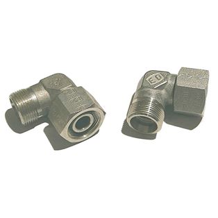 EW16SOMD71,EW Swivel Nut Elbow EO 24° Cone End / EO 24° DKO Swivel