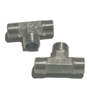 T10L71X, T Union Tee Connector EO 24°Cone End