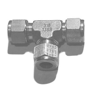 ETM10-316,Union Tee For Metric Tube