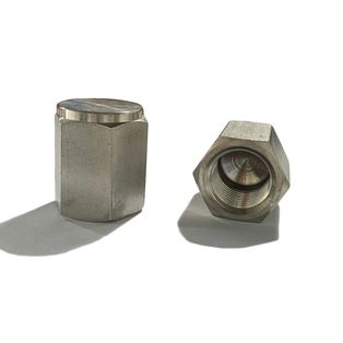 SS-8-CP,  Stainless Steel 1/2" Female NPT Pipe Cap