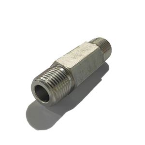 SS-6-HLN-4.00,  Stainless Steel 3/8" Male NPT Hex Long Nipple