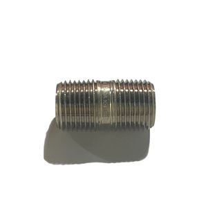 SS-8-CN,  Stainless Steel 1/2" Male NPT Close Nipple