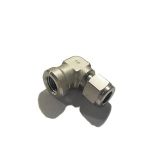 SS-600-8-4,  Stainless Steel  90° Elbow Connector 3/8 in.  Tube OD x 1/4 in. Female NPT 