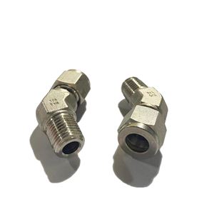 SS-600-5-4,  Stainless Steel  45° Elbow Connector 3/8 in.  Tube OD x 1/4 in. Male NPT 