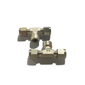 SS-400-3TTF,  Stainless Steel  Union Branch Tee 1/4 in. OD x 1/4 in. OD x 1/8 in.  Female NPT 