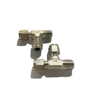 SS-400-3-4TMT,  Stainless Steel  Union Branch Tee 1/4 in. OD x  1/4 in.  Male NPT x 1/4 in. OD 