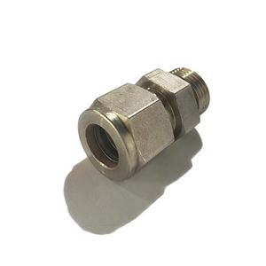 SS-810-1-8ST,Stainless Steel Straight Connector 1/2 in. Tube OD x 3/4-16 in. SAE/MS  Thread