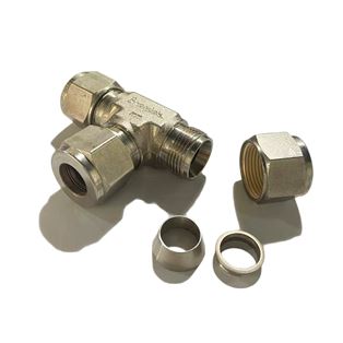 SS-12M0-3，Stainless Steel Union Branch Tee 12mm Tube OD