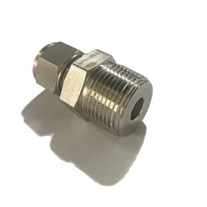 SS-12M0-1-12,Stainless Steel Straight Connector 12mm Tube OD x 3/4 in. Male NPT