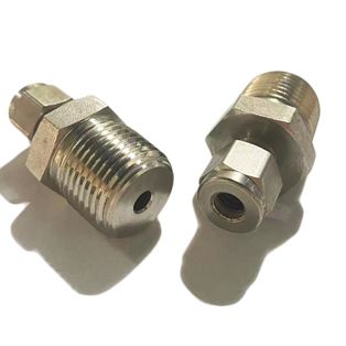 SS-400-1-8,Stainless Steel Straight Connector 1/4 in. Tube OD x 1/2 in. Male NPT