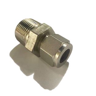 SS-810-1-12,Stainless Steel Straight Connector 1/2 in. Tube OD x 3/4 in. Male NPT