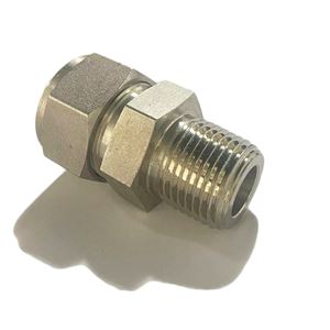 SS-1210-1-8,Stainless Steel Straight Connector 3/4 in. Tube OD x 1/2 in. Male NPT