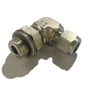 SS-600-2-6PR, Swagelok Stainless Steel 90°Elbow  Connector 3/8 in. Tube OD x 3/8 in. ISO Thread 