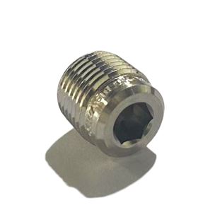 SS-2-HP,Swagelok Stainless Steel Hollow Hex Plug Male NPT 1/8"