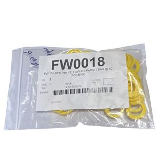 FW-15-LDPE, PMI FW Series Flange Washers (50pcs/ BAG)