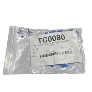 TC-1/8-LDPE, PMI TC Series Tear Tab Caps (100pcs/ BAG)