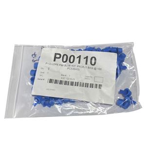 P-12-LDPE, PMI P Series Pull Plugs 1/4" NPT x 1/2" Std Thr (100pcs/ BAG)