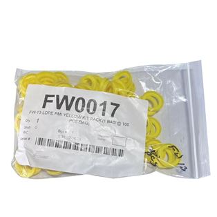 FW-13-LDPE, PMI FW Series Flange Washers (100pcs/ BAG)